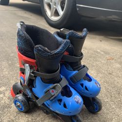 Spiderman Roller Skates 2-4 Size