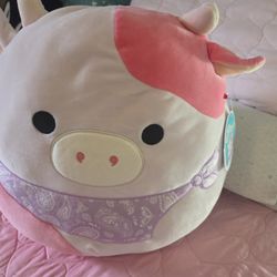 Reshma the Cow Squishmallow NWT 14"