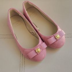 Janie and Jack Quilted Bow Flat ( size 9 US )