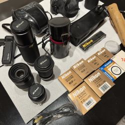 Cameras + Lenses + Filters 