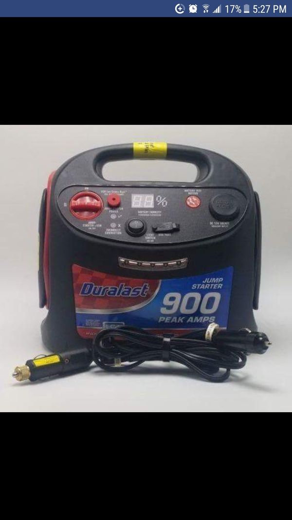DURALAST 900 PEAK AMP CAR JUMP STARTER BPDL900 for Sale in Warrington, PA OfferUp
