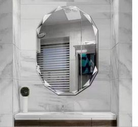 New Mirror 30 in. W x 36 in. L Single Beveled Edge Bath Wall Vanity Mirror by Ello & Allo