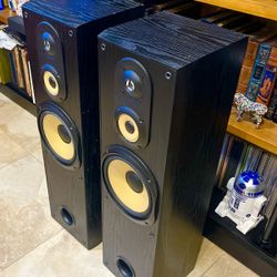(2) Sony 8” 🔈 3-way Audiophile Speaker Towers