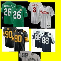 SALE!!  NEW, NFL & MLB JERSEYS  , BUY LOCAL AND SAVE