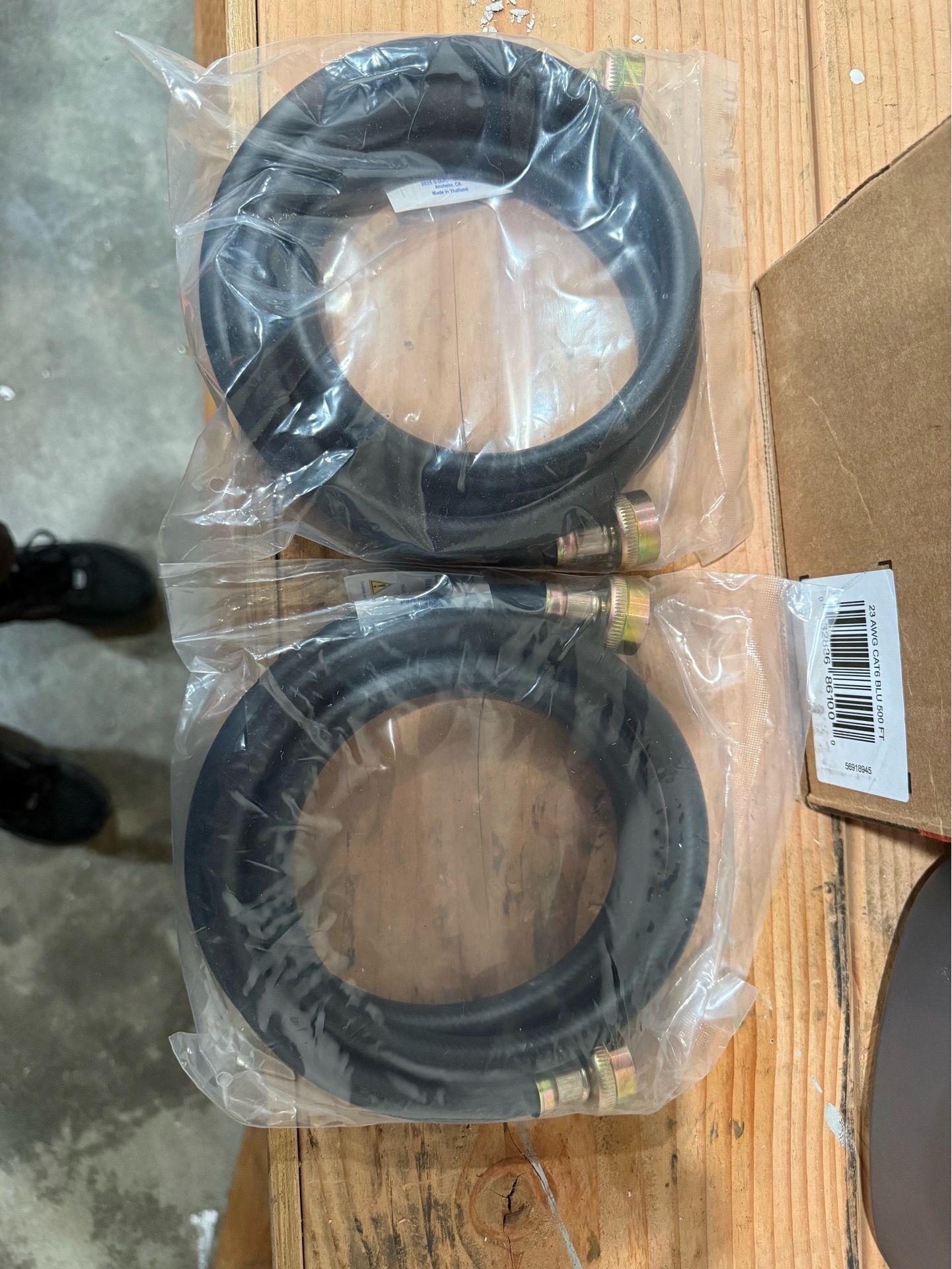 Washing machine supply lines
