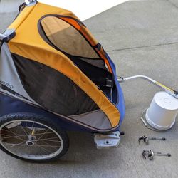 Chariot Cabriolet Double Bike trailer