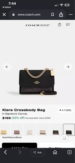 Coach crossbody bag