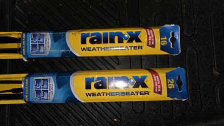 New Rain X Windsheild Wiper Blades - Sold As Pair