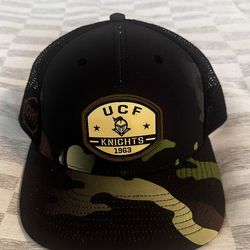 Stylish UCF Snapback Hat – Black & Camo – Knights Cap 🧢