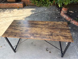 Wood + Metal Desk/Table