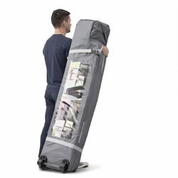 CORE 13x13 Center Push Pop-Up Canopy | Instant Setup | Wheeled Carry Bag