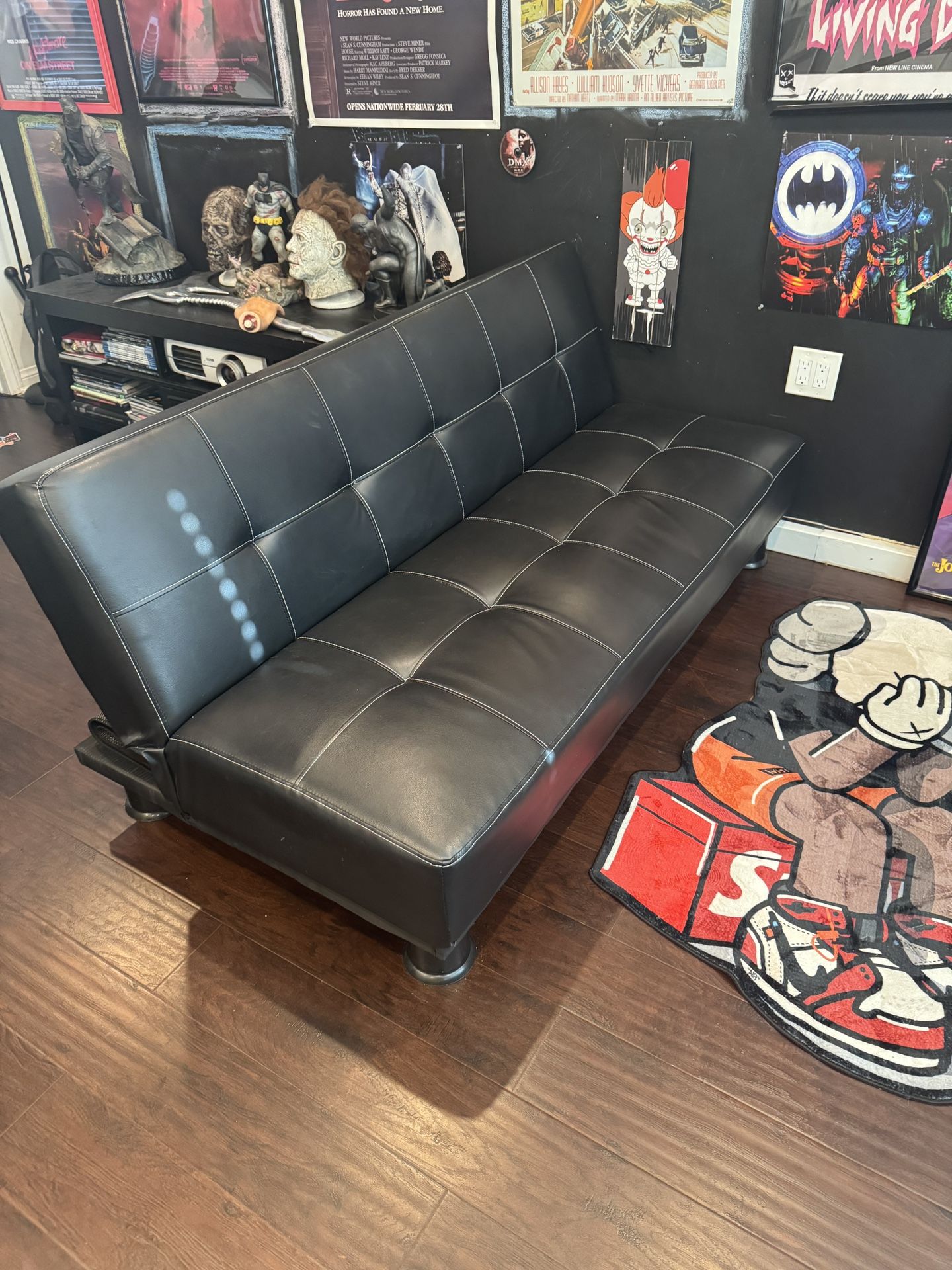 Black Futon Couch 