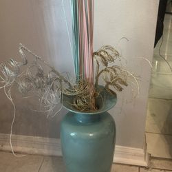 Green vase