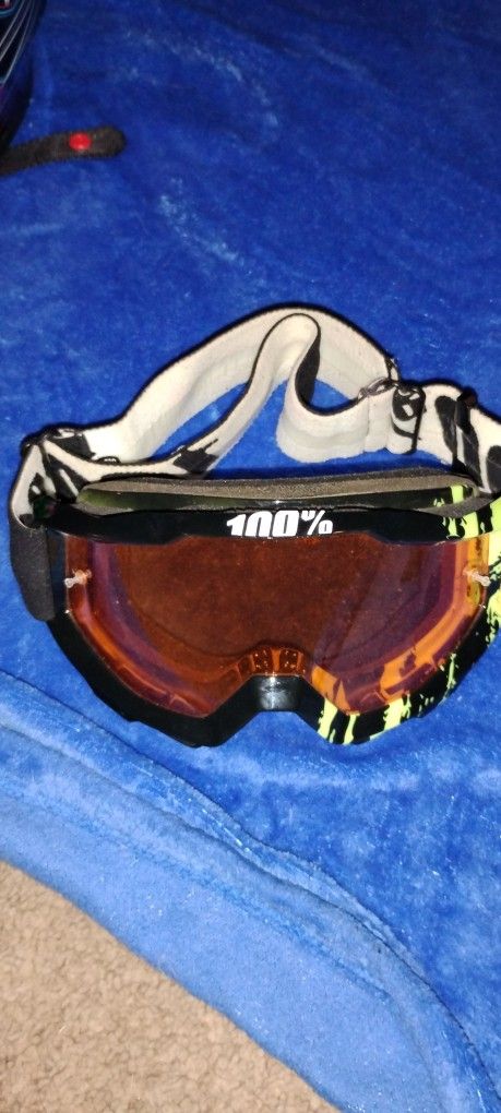 Fox Motocross Goggles With Fox Long Sleeve Included For Free