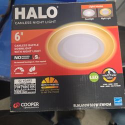Halo Canless Night Light 6 Inch