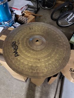 Drums equipment,  cymbals, microphone, cable