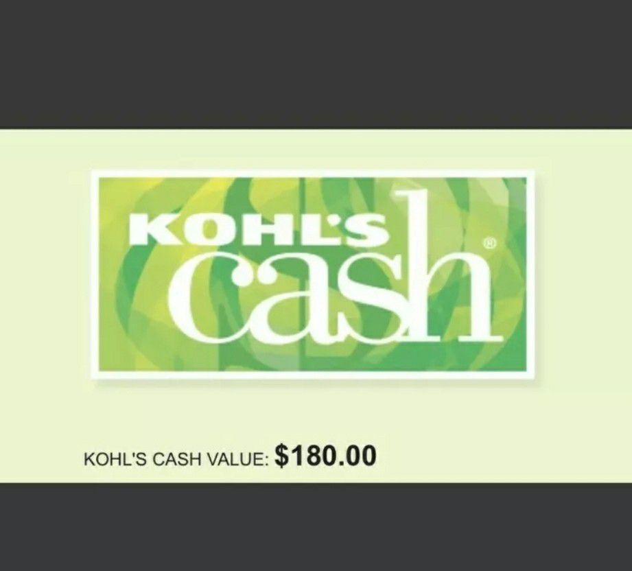 180 Khols Cash