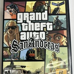 Grand Theft Auto: San Andreas (Sony PlayStation 2, 2004) W/ Manual