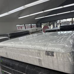 KING SIZE AIRELOOM COPPERTECH SILVER (LUXURY-FIRM) MATTRESS & BOX SPRINGS BED SET