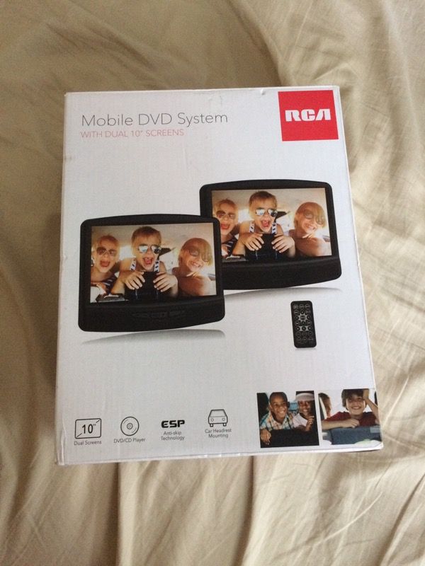 RCA MOBILE DVD SYSTEM 10” PORTABLE DVD