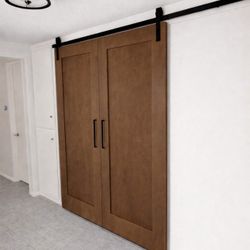 Solid Hardwood Barn Doors 