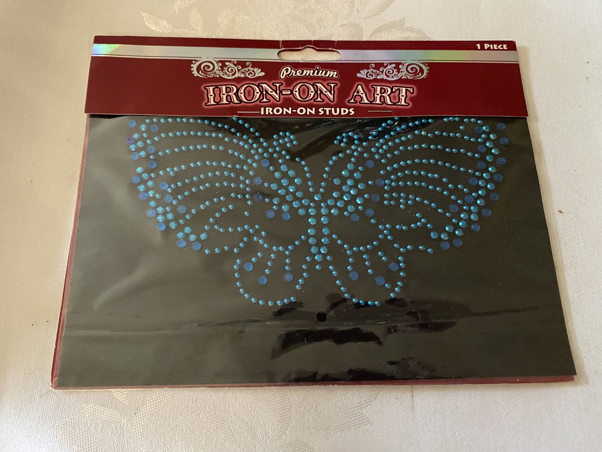 New Iron On Stud Butterfly