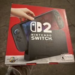 Brand New Sealed Nintendo Switch 2 With Mario kart Code 