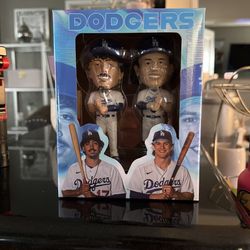 Miguel Vargas And James Outman Bobble Head