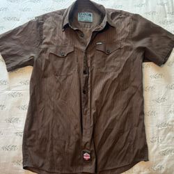 Dixxon Workforce Men's Short Sleeve Button Up