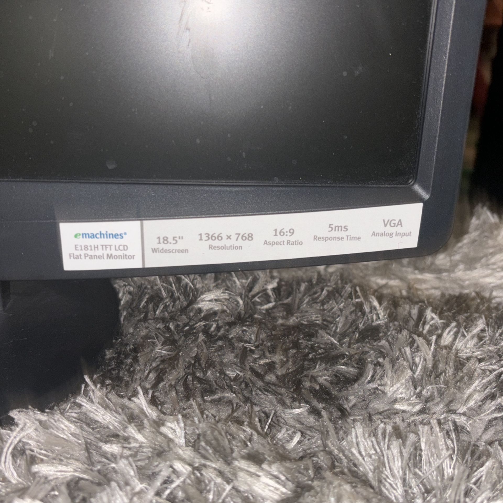 Emachines E181H Monitor