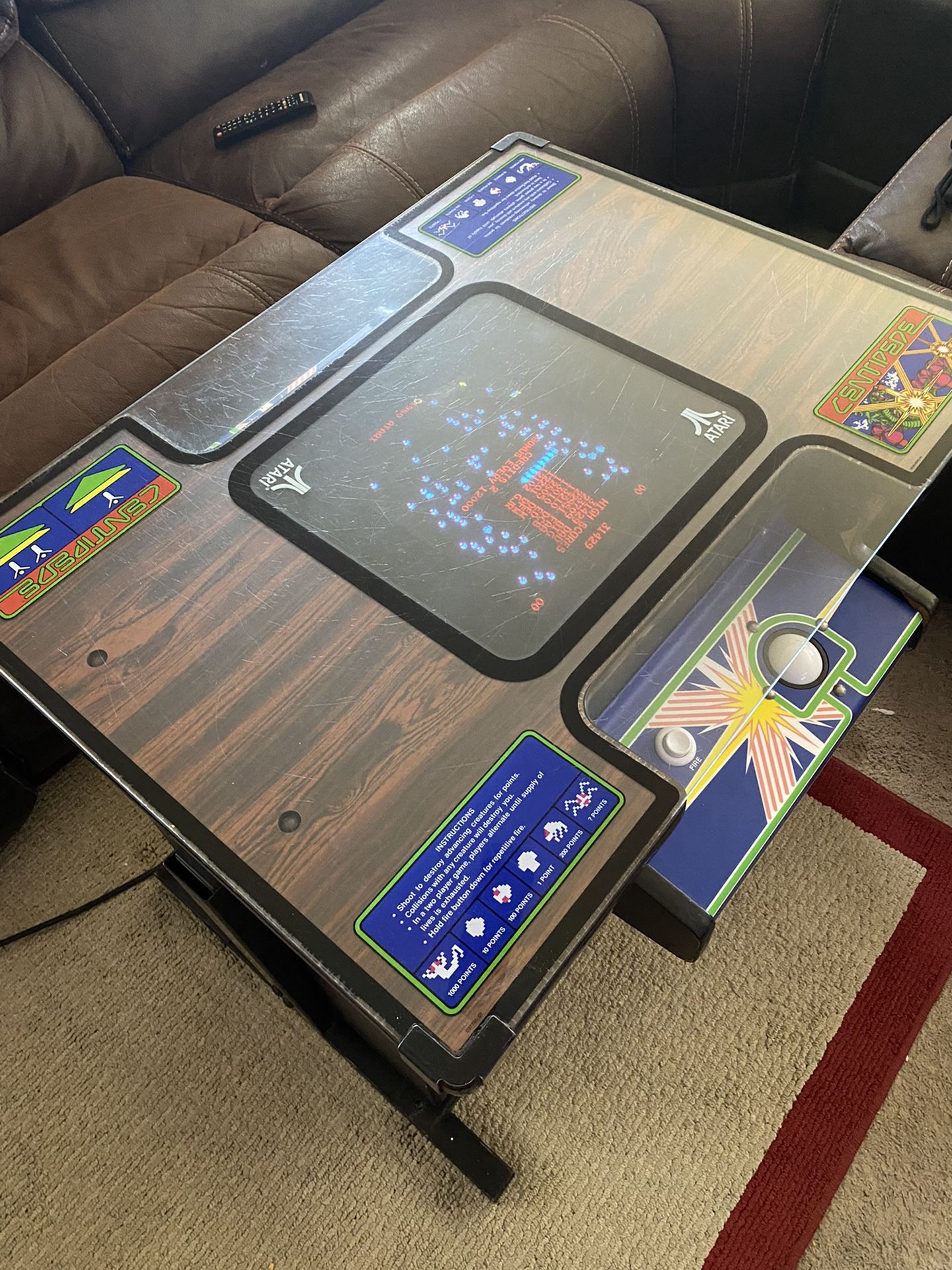 Centipede Cocktail Machine 1981 RARE fully Working