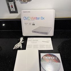 Memorex 8X Multi-Format Slim Drive DVD & CD Player Writer USB PC & MAC NEW