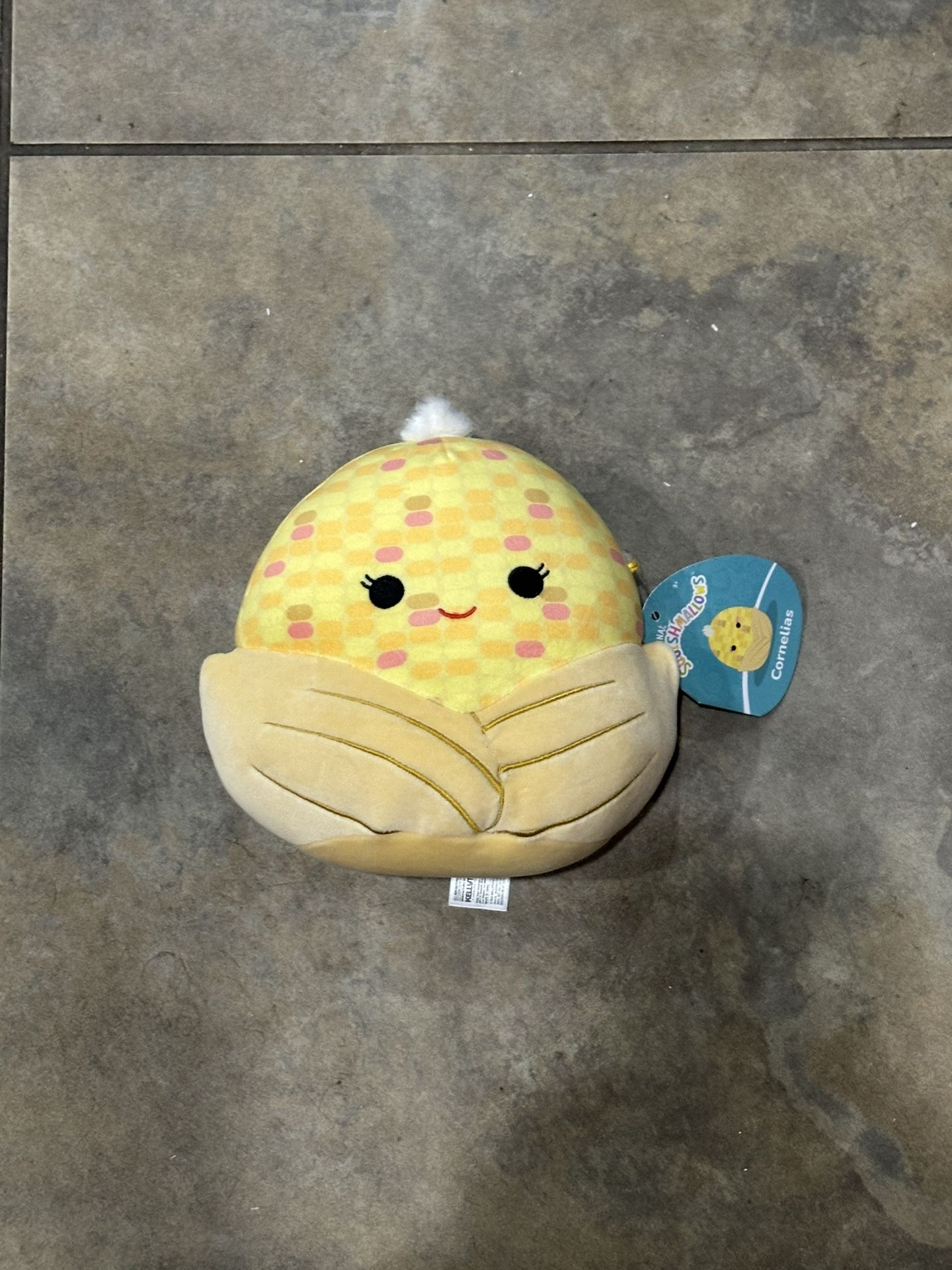 Small Squishmallow Corn Stuffed Animal