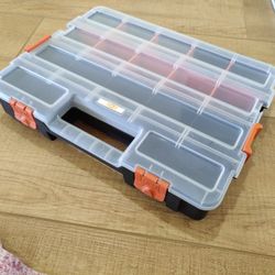 HDX 17 Compartment Interlocking Small Parts Organizer