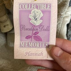 Collectible, Porcelain Doll Memories, (Hannah)