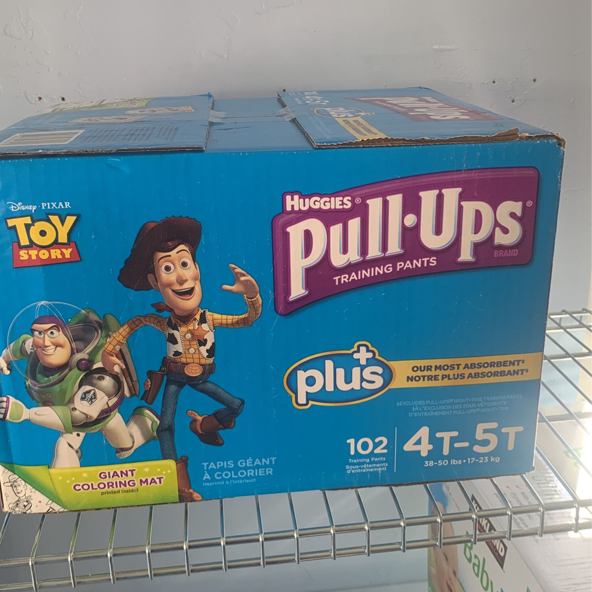 Pull-up diapers 