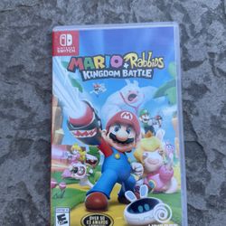 Mario plus rabbits Kingdom battle Nintendo switch