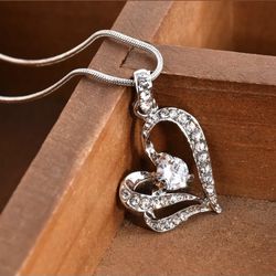 Women Heart Pendant Necklace
