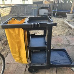 Cleaning Supplies Cart