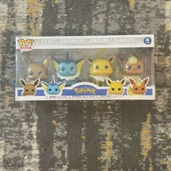 Funko Pop! Pokemon - Ultimate 4-Pack Eevee, Vaporeon, Jolteon, Flareon