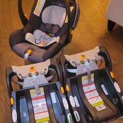 Gently Used Car Seat With 2 Bases.  Bought New Last Year. 