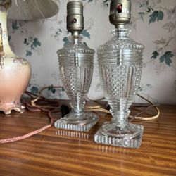 Antique Lamps Sold In Pairs But 1 Pair or Both House Sold Must Go 