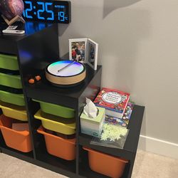 Toy Shelf With Bins