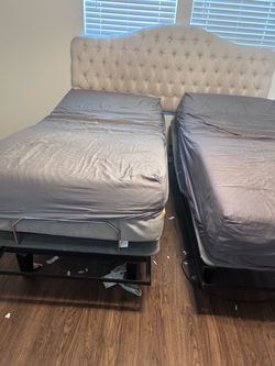 2 Twin Adjustable Bed Frames – Massage, Zero Gravity & Under-Bed