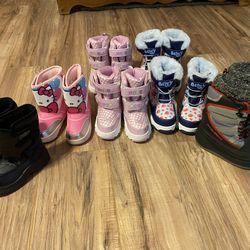 Kids Snow Rain Boots Size 9, 10, 11, 12