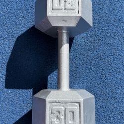 30 LBS Single dumbbell 