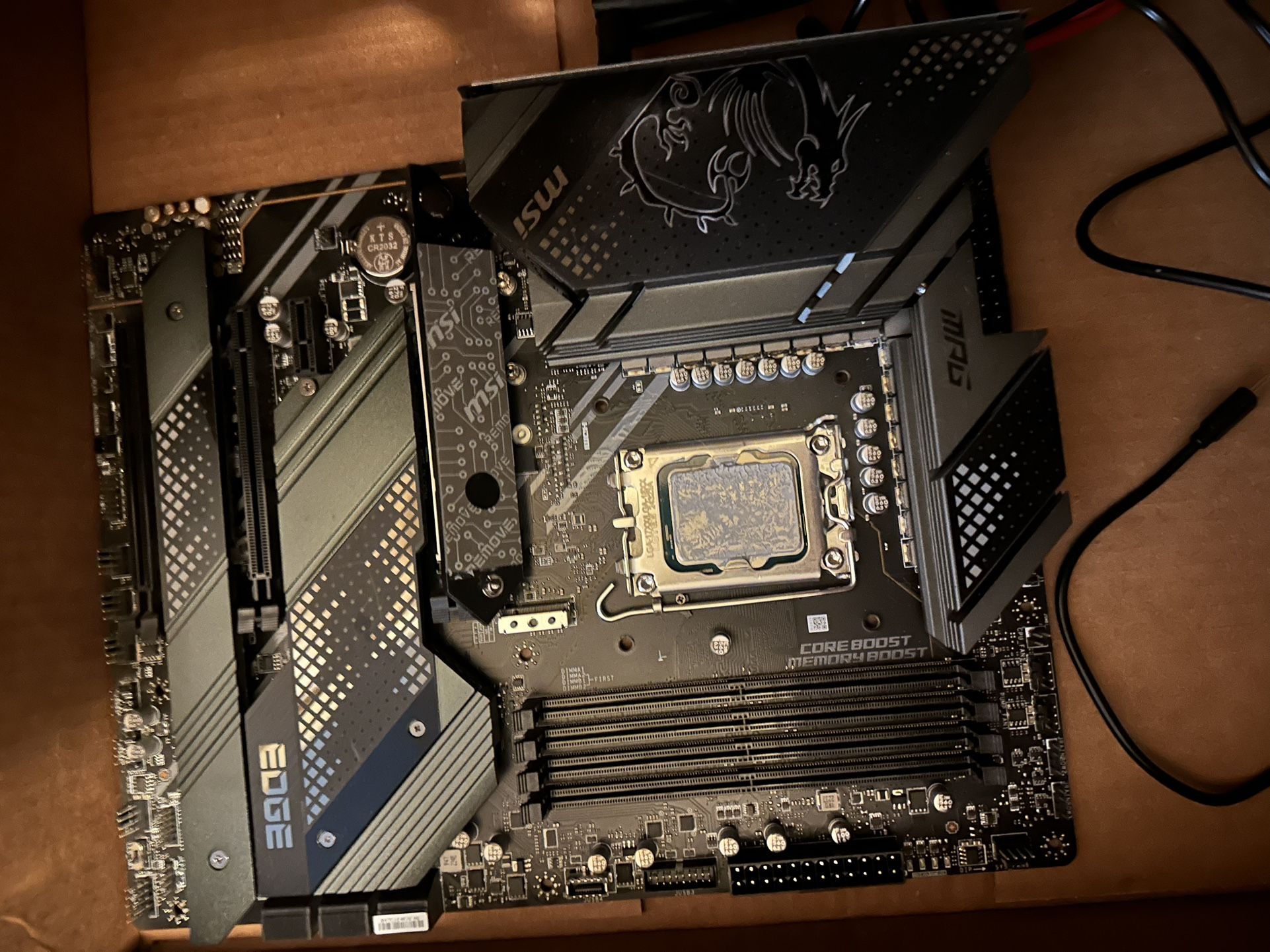 MSI Edge Z690 Motherboard + CPU Intel I5 13600k