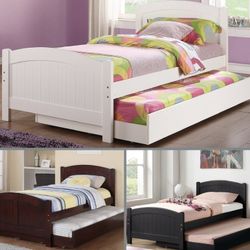 Twin/twin Size White Daybed W Ortho Mattress 