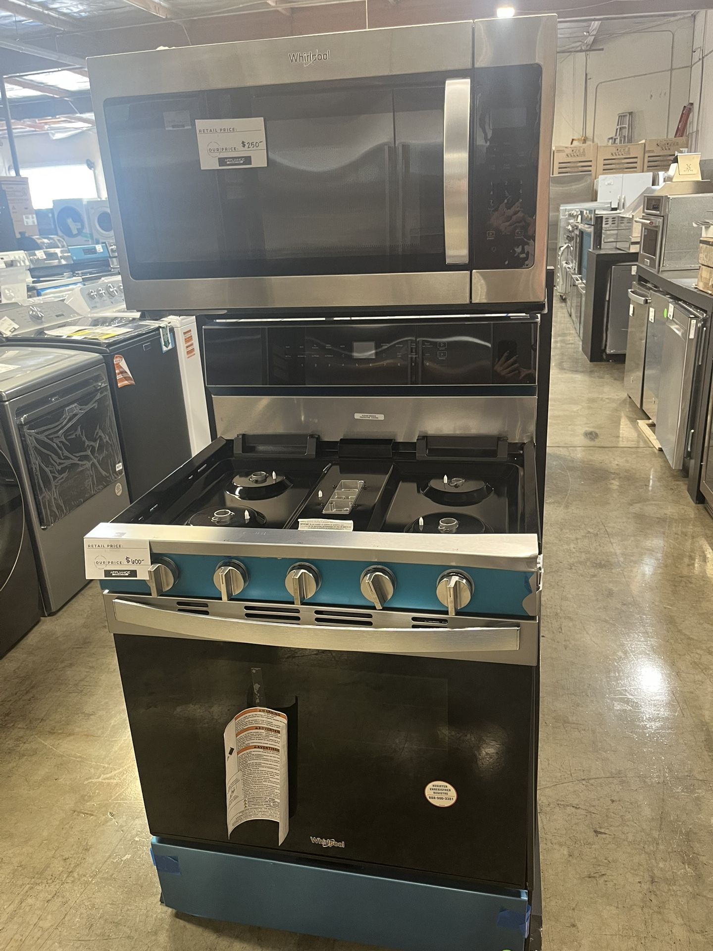 Whirlpool Range Gas 30”