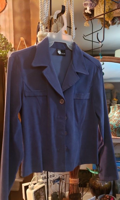 Ladies First Opinion Shirt/jacket Size Medium